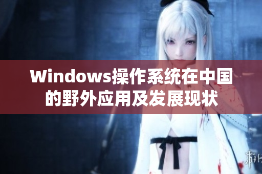 Windows操作系统在中国的野外应用及发展现状