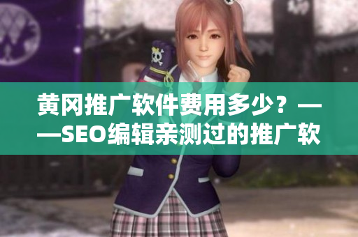 黄冈推广软件费用多少？——SEO编辑亲测过的推广软件费用