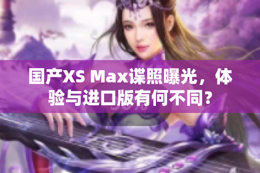 国产XS Max谍照曝光，体验与进口版有何不同？