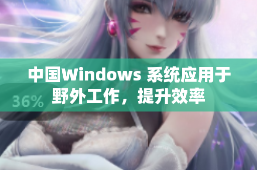 中国Windows 系统应用于野外工作，提升效率
