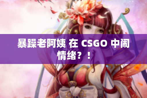 暴躁老阿姨 在 CSGO 中闹情绪？！