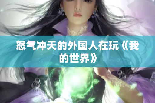 怒气冲天的外国人在玩《我的世界》