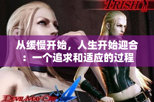 从缓慢开始，人生开始迎合：一个追求和适应的过程
