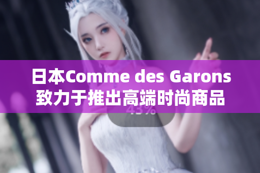 日本Comme des Garons致力于推出高端时尚商品