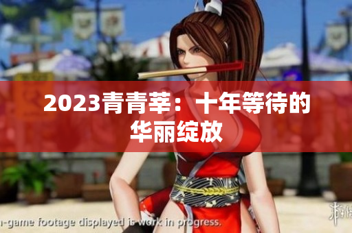 2023青青莘：十年等待的华丽绽放