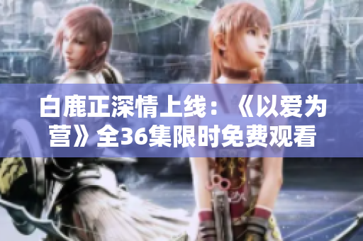 白鹿正深情上线：《以爱为营》全36集限时免费观看