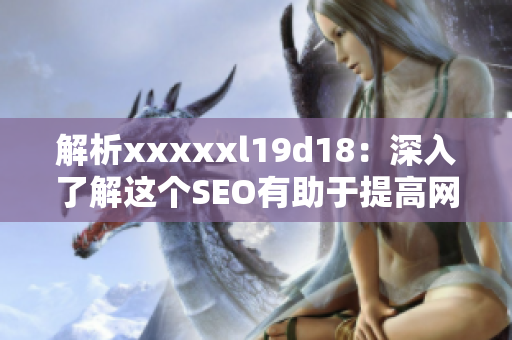 解析xxxxxl19d18：深入了解这个SEO有助于提高网站流量