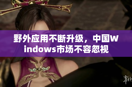 野外应用不断升级，中国Windows市场不容忽视