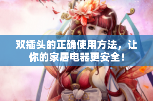 双插头的正确使用方法，让你的家居电器更安全！