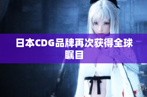 日本CDG品牌再次获得全球瞩目