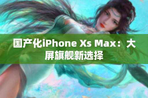 国产化iPhone Xs Max：大屏旗舰新选择