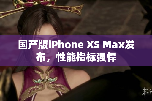国产版iPhone XS Max发布，性能指标强悍
