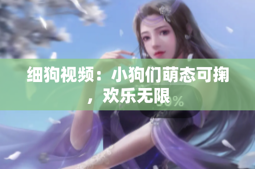 细狗视频：小狗们萌态可掬，欢乐无限