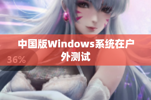 中国版Windows系统在户外测试