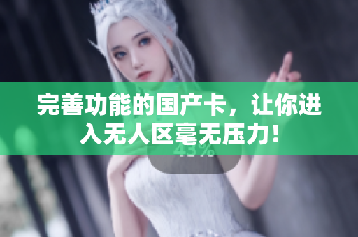完善功能的国产卡，让你进入无人区毫无压力！