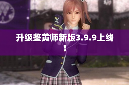 升级鉴黄师新版3.9.9上线!