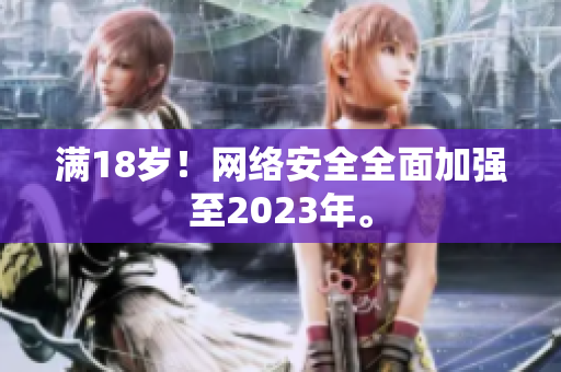 满18岁！网络安全全面加强至2023年。
