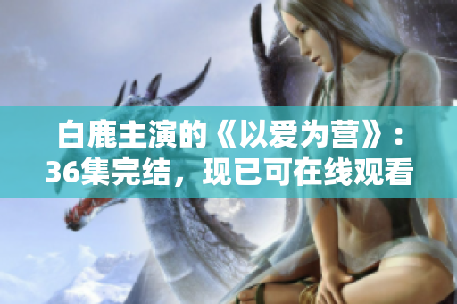 白鹿主演的《以爱为营》：36集完结，现已可在线观看！