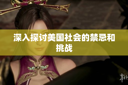深入探讨美国社会的禁忌和挑战
