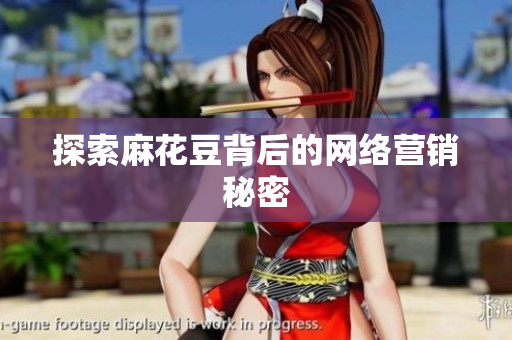 探索麻花豆背后的网络营销秘密