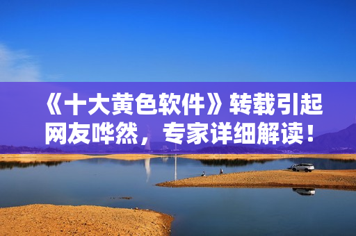 《十大黄色软件》转载引起网友哗然，专家详细解读！