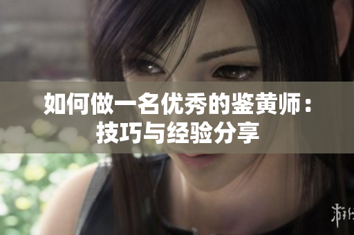 如何做一名优秀的鉴黄师：技巧与经验分享