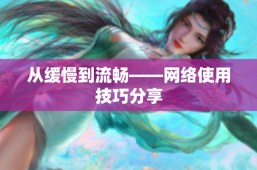 从缓慢到流畅——网络使用技巧分享