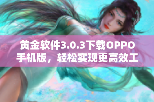 黄金软件3.0.3下载OPPO手机版，轻松实现更高效工作