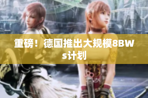 重磅！德国推出大规模8BWs计划