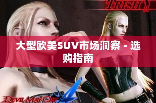 大型欧美SUV市场洞察 - 选购指南