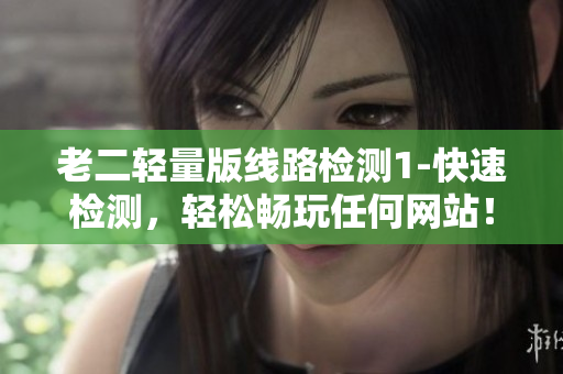 老二轻量版线路检测1-快速检测，轻松畅玩任何网站！