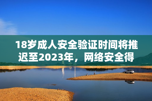 18岁成人安全验证时间将推迟至2023年，网络安全得到保障