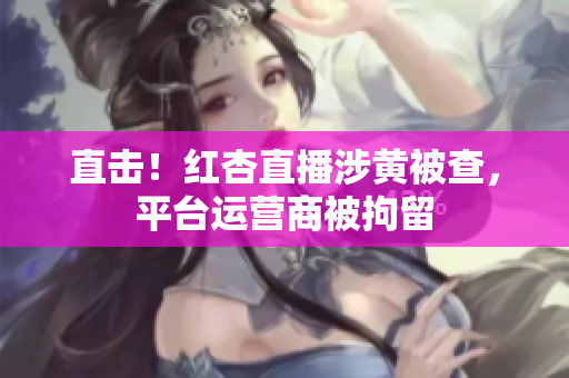 直击！红杏直播涉黄被查，平台运营商被拘留