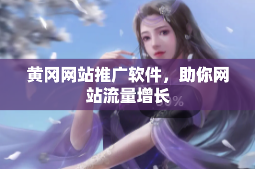 黄冈网站推广软件，助你网站流量增长