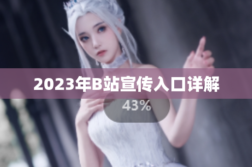 2023年B站宣传入口详解