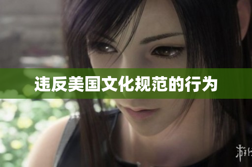 违反美国文化规范的行为