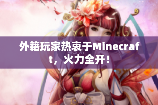 外籍玩家热衷于Minecraft，火力全开！