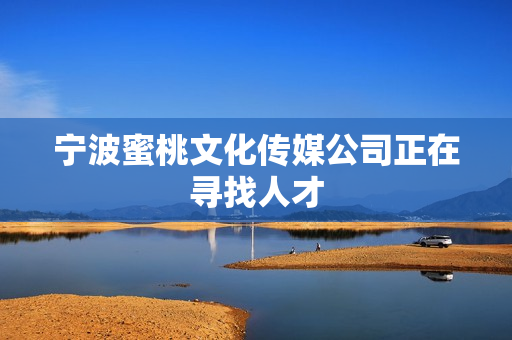 宁波蜜桃文化传媒公司正在寻找人才