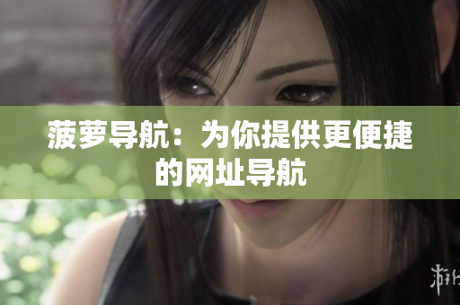 菠萝导航：为你提供更便捷的网址导航