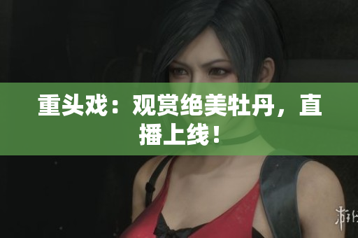 重头戏：观赏绝美牡丹，直播上线！