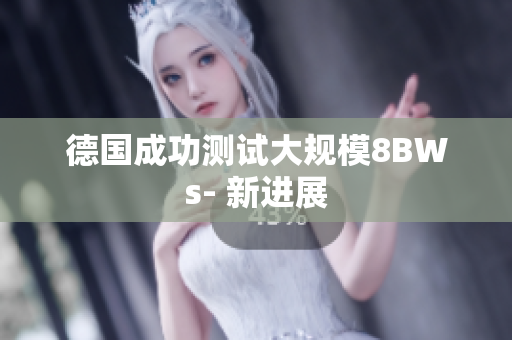 德国成功测试大规模8BWs- 新进展