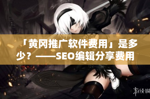 「黄冈推广软件费用」是多少？——SEO编辑分享费用解析