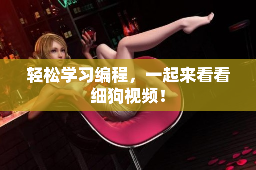 轻松学习编程，一起来看看细狗视频！