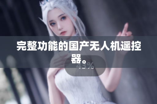 完整功能的国产无人机遥控器。