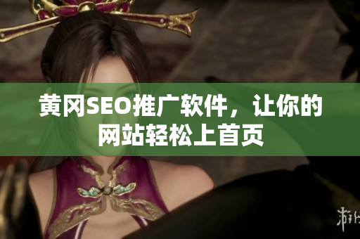 黄冈SEO推广软件，让你的网站轻松上首页