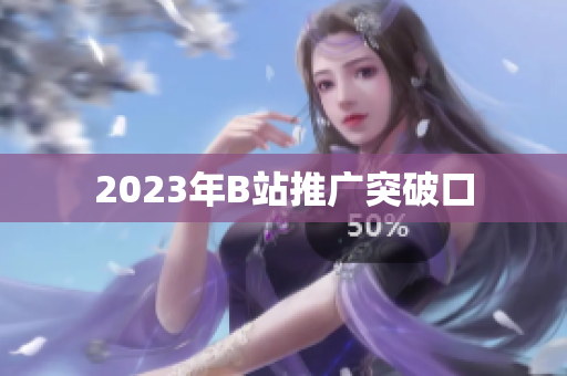 2023年B站推广突破口