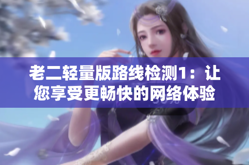 老二轻量版路线检测1：让您享受更畅快的网络体验