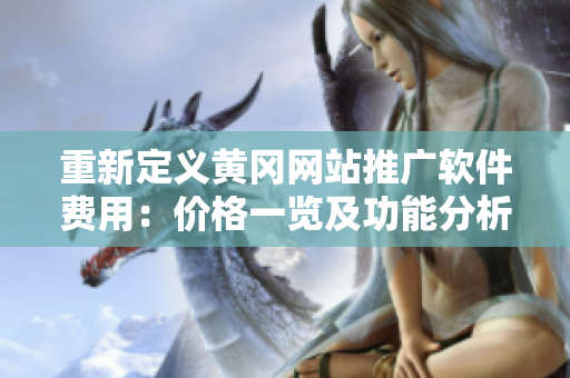 重新定义黄冈网站推广软件费用：价格一览及功能分析