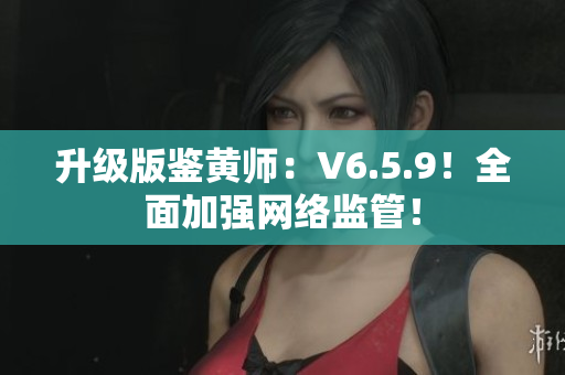 升级版鉴黄师：V6.5.9！全面加强网络监管！