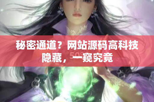 秘密通道？网站源码高科技隐藏，一窥究竟